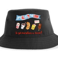 Let’S All Go To The Lobby And Get Ourselves A Treat Retro Sustainable Bucket Hat