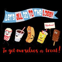 Let’S All Go To The Lobby And Get Ourselves A Treat Retro Bag