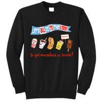Let’S All Go To The Lobby And Get Ourselves A Treat Retro Tall Sweatshirt