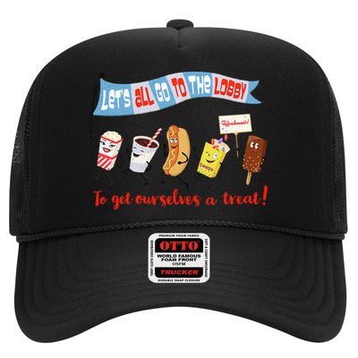 Let’S All Go To The Lobby And Get Ourselves A Treat Retro Trucker Hat