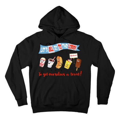 Let’S All Go To The Lobby And Get Ourselves A Treat Retro Tall Hoodie