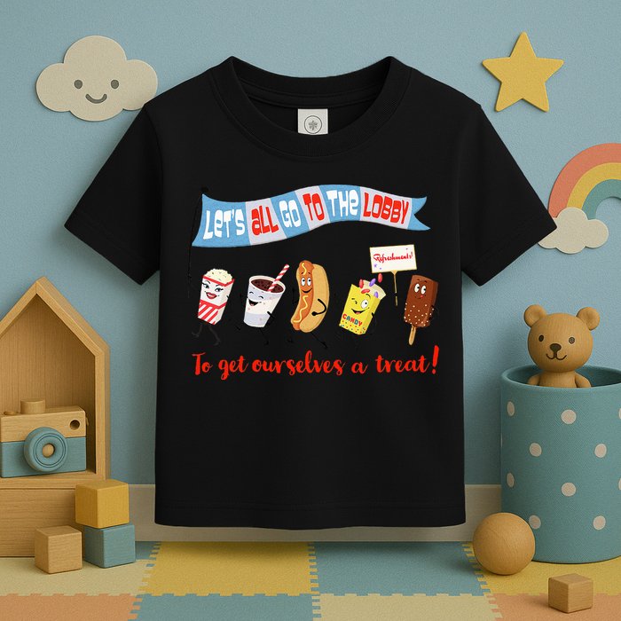 Let’S All Go To The Lobby And Get Ourselves A Treat Retro Toddler T-Shirt