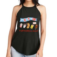 Let’S All Go To The Lobby And Get Ourselves A Treat Retro Women's Perfect Tri Rocker Tank