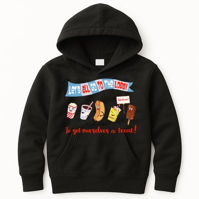 Let’S All Go To The Lobby And Get Ourselves A Treat Retro Kids Hoodie