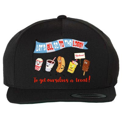 Let’S All Go To The Lobby And Get Ourselves A Treat Retro Wool Snapback Cap