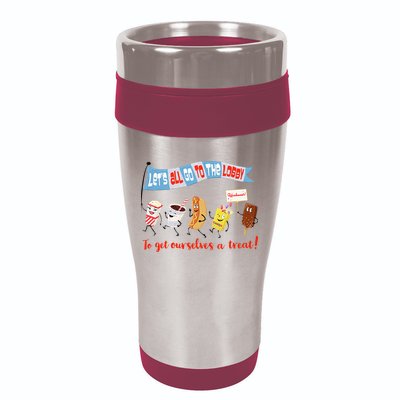 Let’S All Go To The Lobby And Get Ourselves A Treat Retro 16oz Travel Tumbler