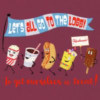 Let’S All Go To The Lobby And Get Ourselves A Treat Retro 16oz Travel Tumbler