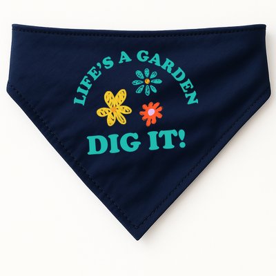 Life's A Garden, DIG IT! USA-Made Doggie Bandana