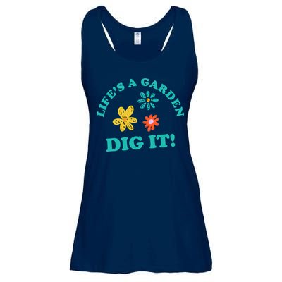 Life's A Garden, DIG IT! Ladies Essential Flowy Tank