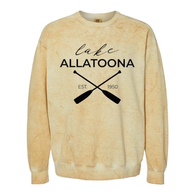 Lake Allatoona Georgia Colorblast Crewneck Sweatshirt