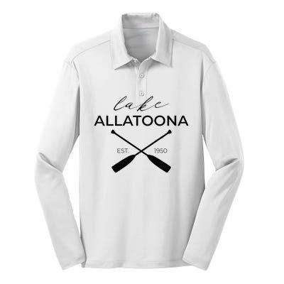 Lake Allatoona Georgia Silk Touch Performance Long Sleeve Polo