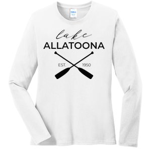 Lake Allatoona Georgia Ladies Long Sleeve Shirt