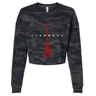 Lacrosse Apparel Gift Lacrosse Gift Cropped Pullover Crew