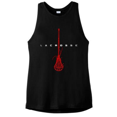 Lacrosse Apparel Gift Lacrosse Gift Ladies PosiCharge Tri-Blend Wicking Tank