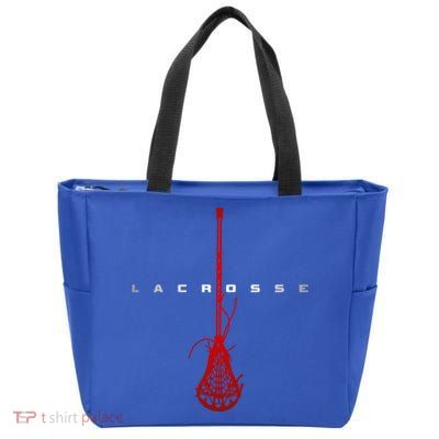 Lacrosse Apparel Gift Lacrosse Gift Zip Tote Bag