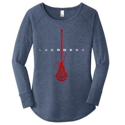 Lacrosse Apparel Gift Lacrosse Gift Women's Perfect Tri Tunic Long Sleeve Shirt