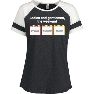 Ladies And Gentlemen The Weekend Enza Ladies Jersey Colorblock Tee