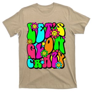 Lets A Glow Crazy Retro Colorful Quote Group Team Tie Dye T-Shirt