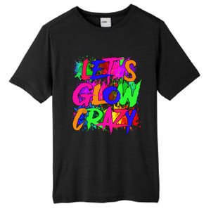 Lets A Glow Crazy Retro Colorful Tie Dye Tall Fusion ChromaSoft Performance T-Shirt