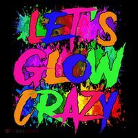 Lets A Glow Crazy Retro Colorful Tie Dye 16 in Basic Backpack
