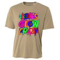 Lets A Glow Crazy Retro Colorful Tie Dye Cooling Performance Crew T-Shirt