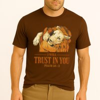 Lion And Girl I Will Trust In You Psalm 56 : 3 Cooling Performance Crew T-Shirt