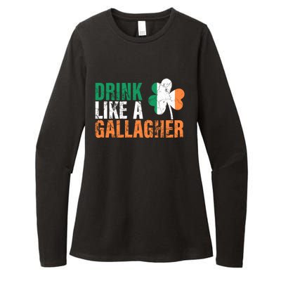 Like A Gallagher Funny Gift St Patricks Ing Jacket Womens CVC Long Sleeve Shirt