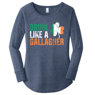 Like A Gallagher Funny Gift St Patricks Ing Jacket Women's Perfect Tri Tunic Long Sleeve Shirt