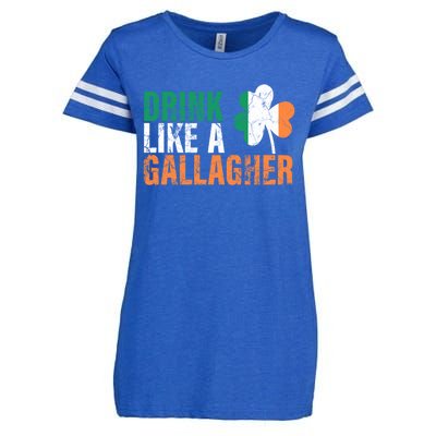 Like A Gallagher Funny Gift St Patricks Ing Jacket Enza Ladies Jersey Football T-Shirt