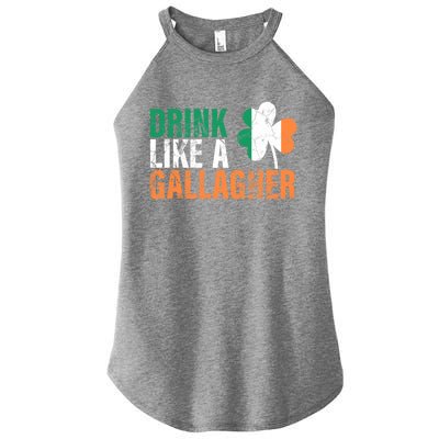 Like A Gallagher Funny Gift St Patricks Ing Jacket Women's Perfect Tri Rocker Tank