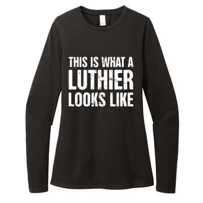 Luthier Acoustic Guitar Repair Violin Electric Guitar Womens CVC Long Sleeve Shirt