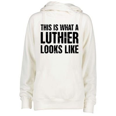 Luthier Acoustic Guitar Repair Violin Electric Guitar Womens Funnel Neck Pullover Hood