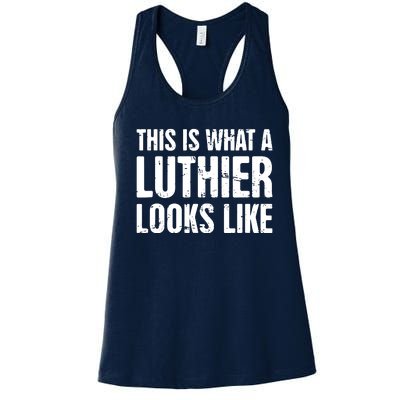 Luthier Acoustic Guitar Repair Violin Electric Guitar Women's Racerback Tank