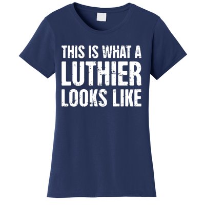 Luthier Acoustic Guitar Repair Violin Electric Guitar Women's T-Shirt