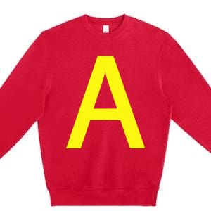 Lettre A Group Matching Halloween Costume Premium Crewneck Sweatshirt