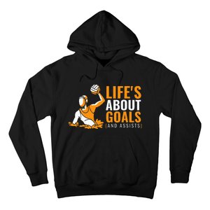 Life's About Goals Water Polo for Boy Water Polo  Hoodie