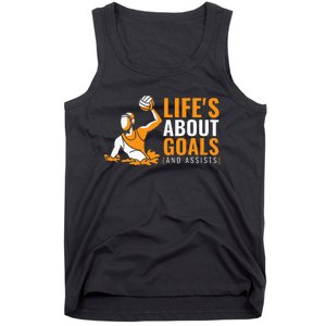 Life's About Goals Water Polo for Boy Water Polo  Tank Top