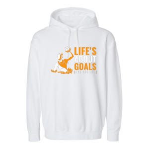 Life's About Goals Water Polo for Boy Water Polo  Garment-Dyed Fleece Hoodie