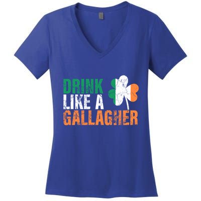 Like A Gallagher Gift St Patricks Ing Jacket Women's V-Neck T-Shirt
