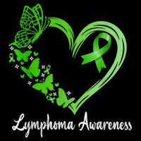 Lymphoma Awareness Green Ribbon Heart Lymphoma Warrior Zip Tote Bag