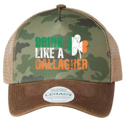 Like A Gallagher Gift St Patricks Ing Jacket Legacy Tie Dye Trucker Hat