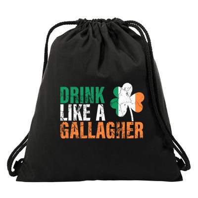 Like A Gallagher Gift St Patricks Ing Jacket Drawstring Bag