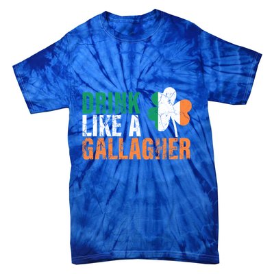 Like A Gallagher Gift St Patricks Ing Jacket Tie-Dye T-Shirt
