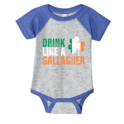 Like A Gallagher Gift St Patricks Ing Jacket Infant Baby Jersey Bodysuit