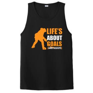 Life's About Goals Ice Hockey PosiCharge Competitor Tank