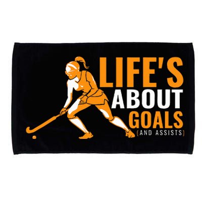 LifeS About Goals Field Hockey For Field Hockey Microfiber Hand Towel