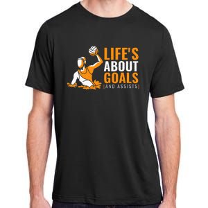 Lifes About Goals Water Polo Adult ChromaSoft Performance T-Shirt