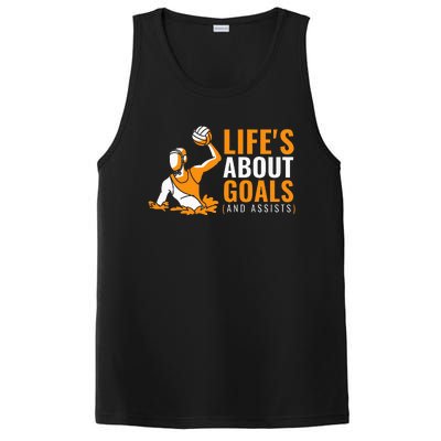 Lifes About Goals Water Polo PosiCharge Competitor Tank