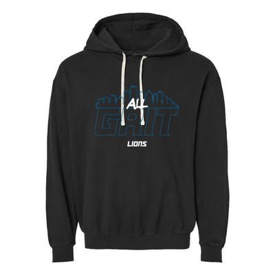 Lions All Grit Garment-Dyed Fleece Hoodie