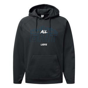 Lions All Grit Performance Fleece Hoodie